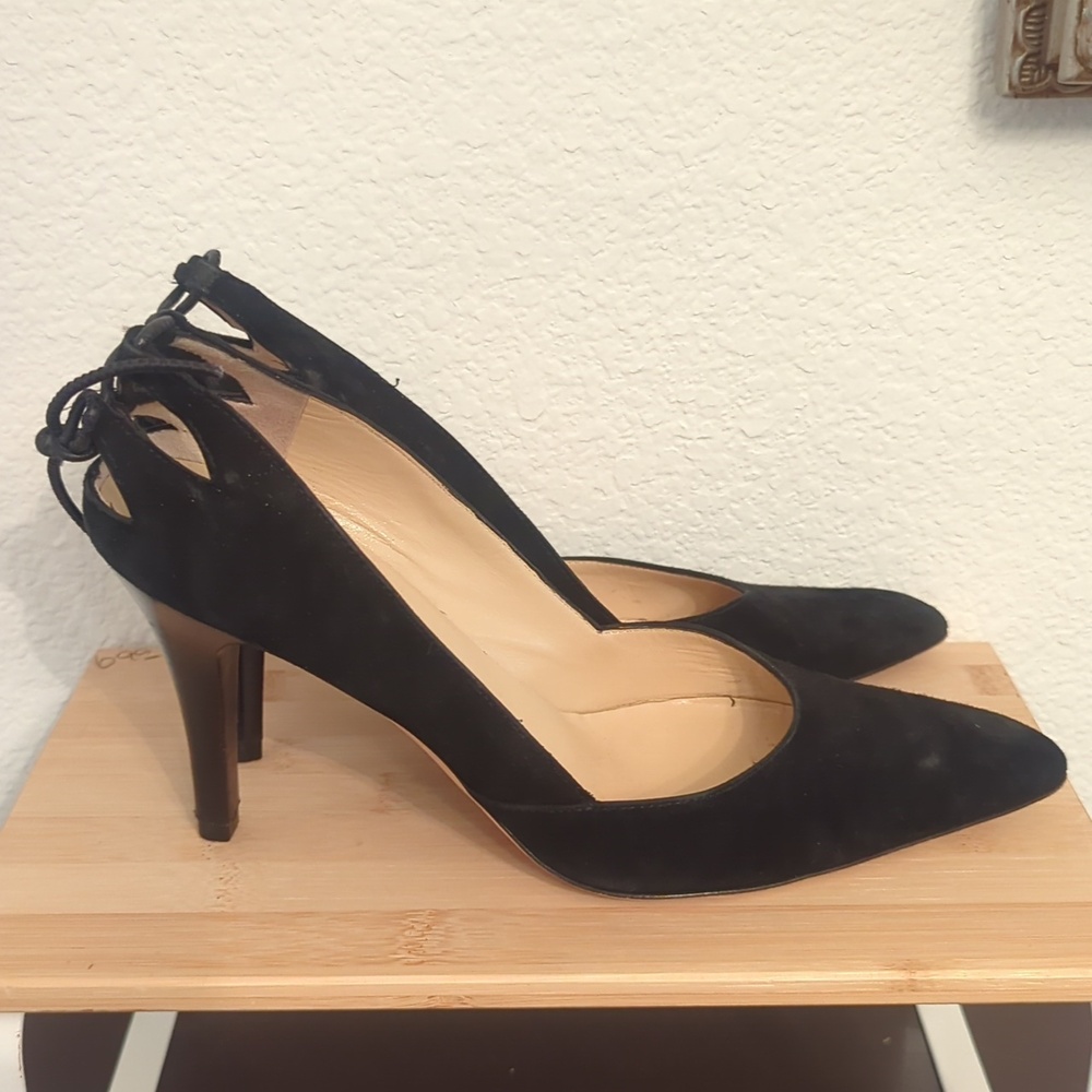 Vintage Giuseppe Zanotti Suede Tie Back Heels